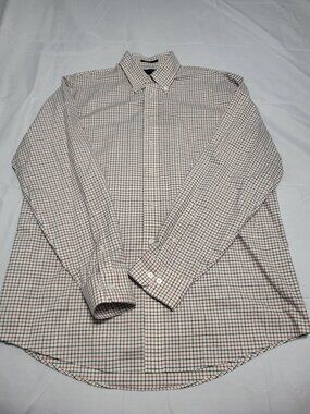 Lands’ End No Iron Twill Long Sleeve Shirt – Size Large Tall (LT)
